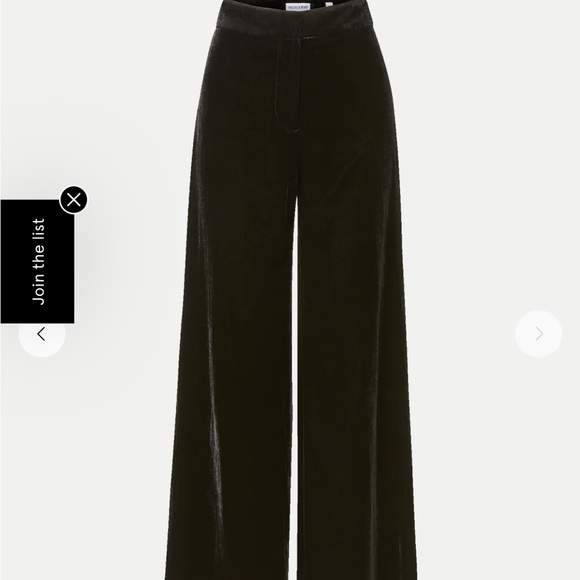 💕 NWT Veronica Beard Alex Wide Leg Velvet Pants